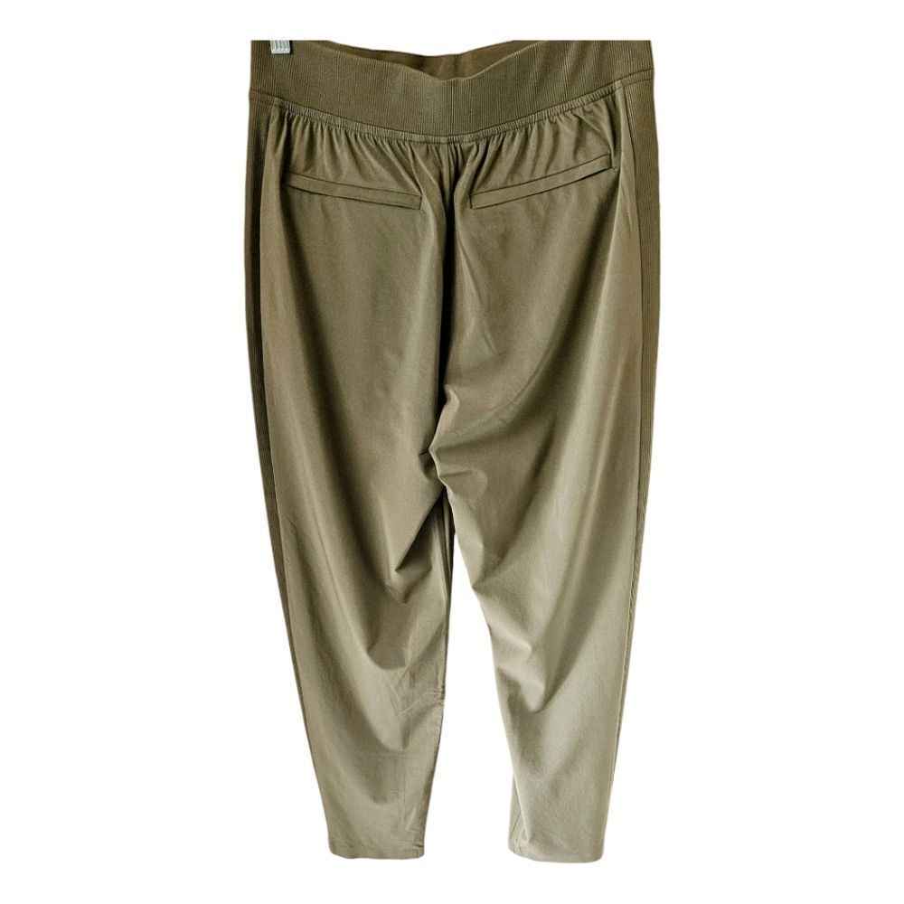 💥ATHLETA New Brooklyn Ankle Olive green Tapered Pull On Elastic Casual Travel - Picture 8 of 14